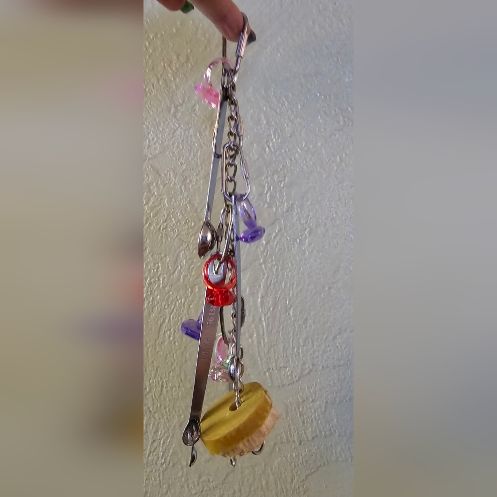 MEDIUM Parrot Toy Stainless Steel